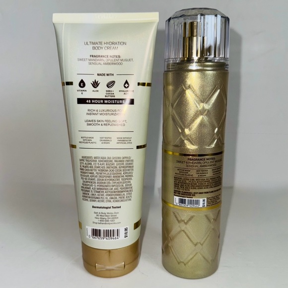 NEW! Bath & Body Works “Infinite Radiance” Fine Fragrance Mist & Body Cream - Picture 2 of 8